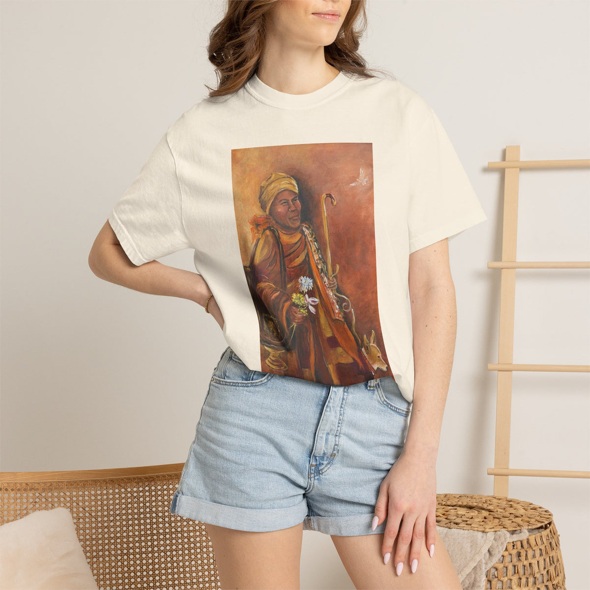 Walk for Peace T-Shirt — Monk Art Graphic Tee