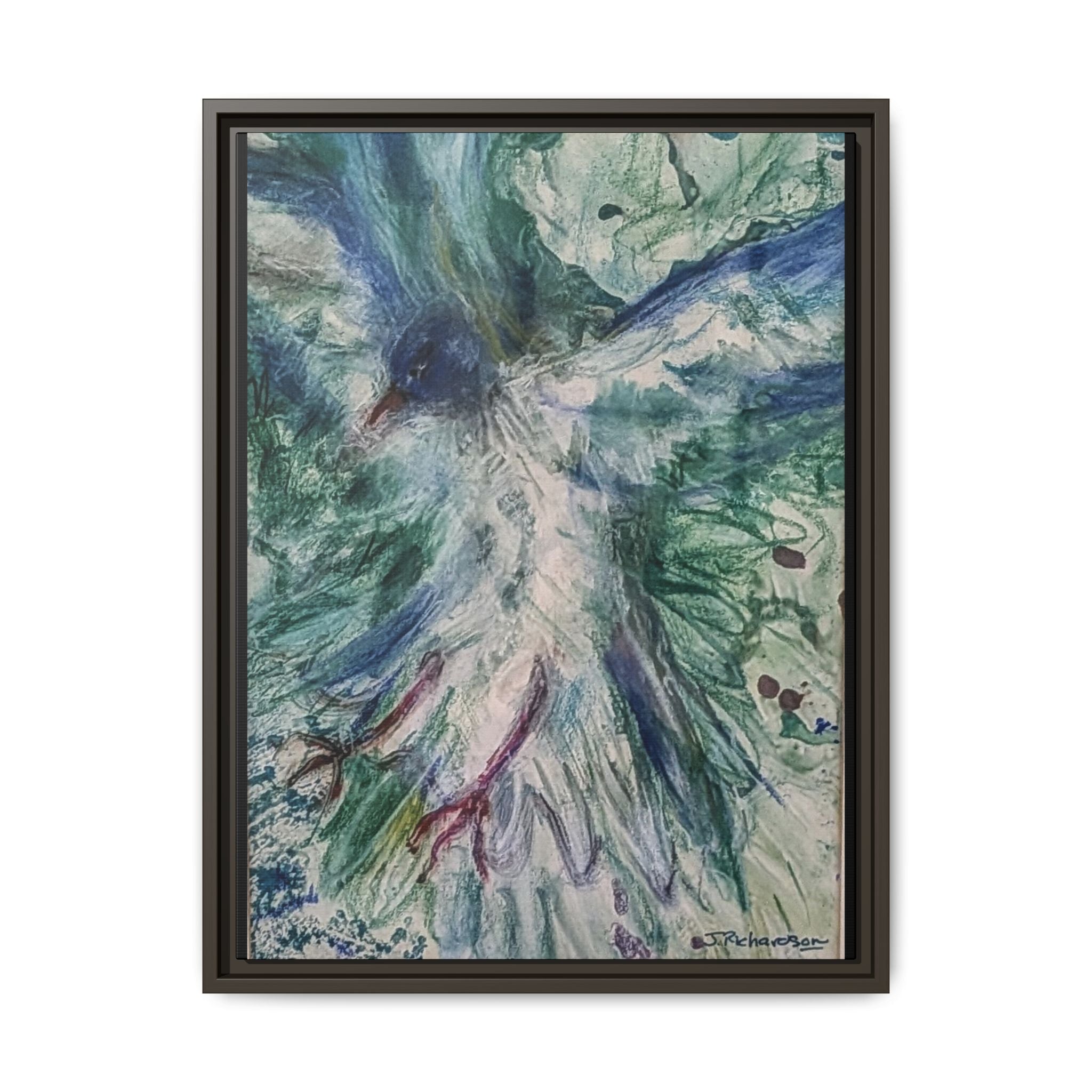 Free Bird, Framed Matte Canvas,   Multi-color frames)