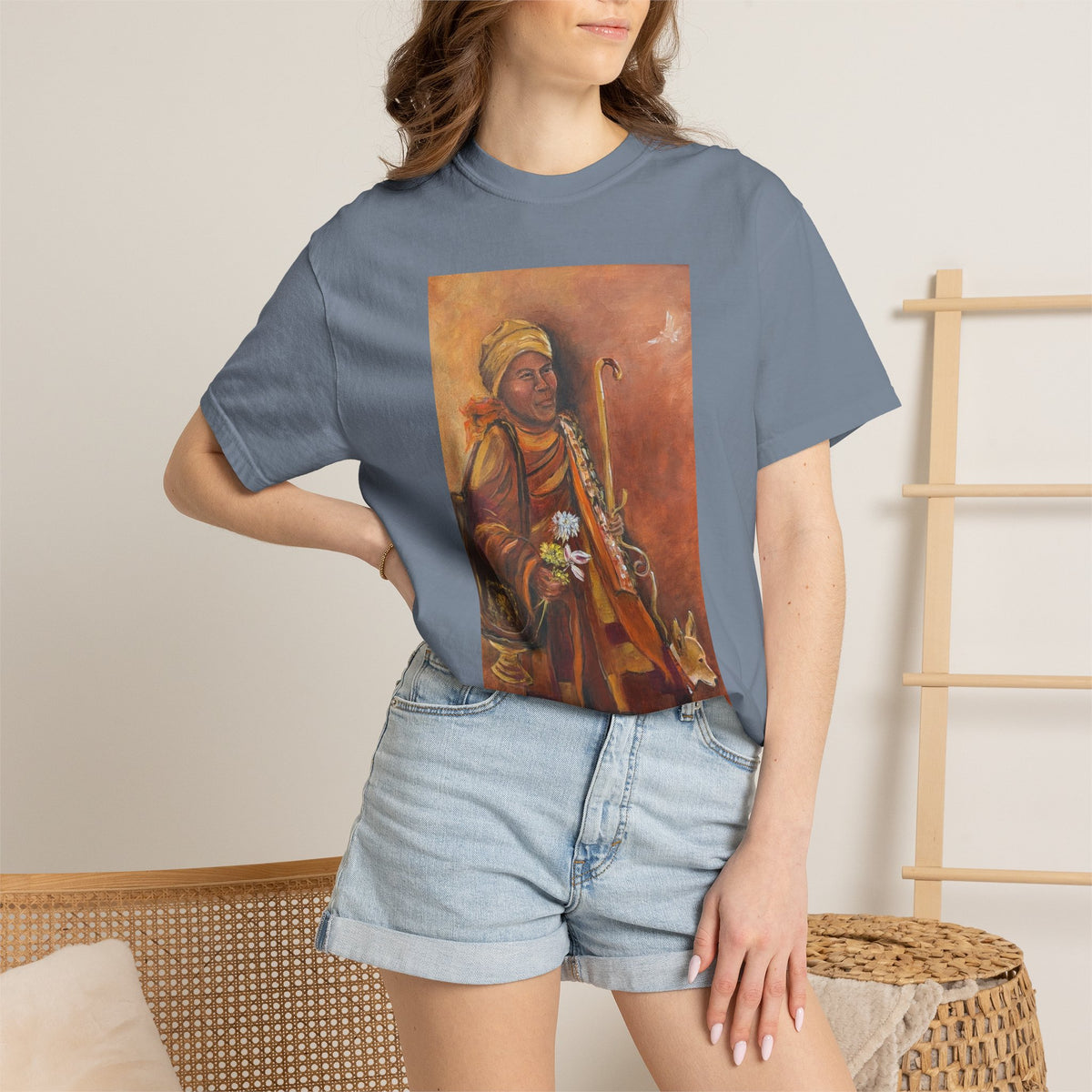 Walk for Peace T-Shirt — Monk Art Graphic Tee