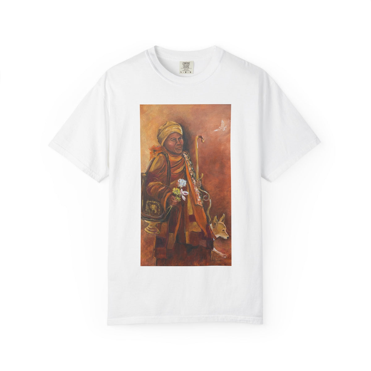 Walk for Peace T-Shirt — Monk Art Graphic Tee