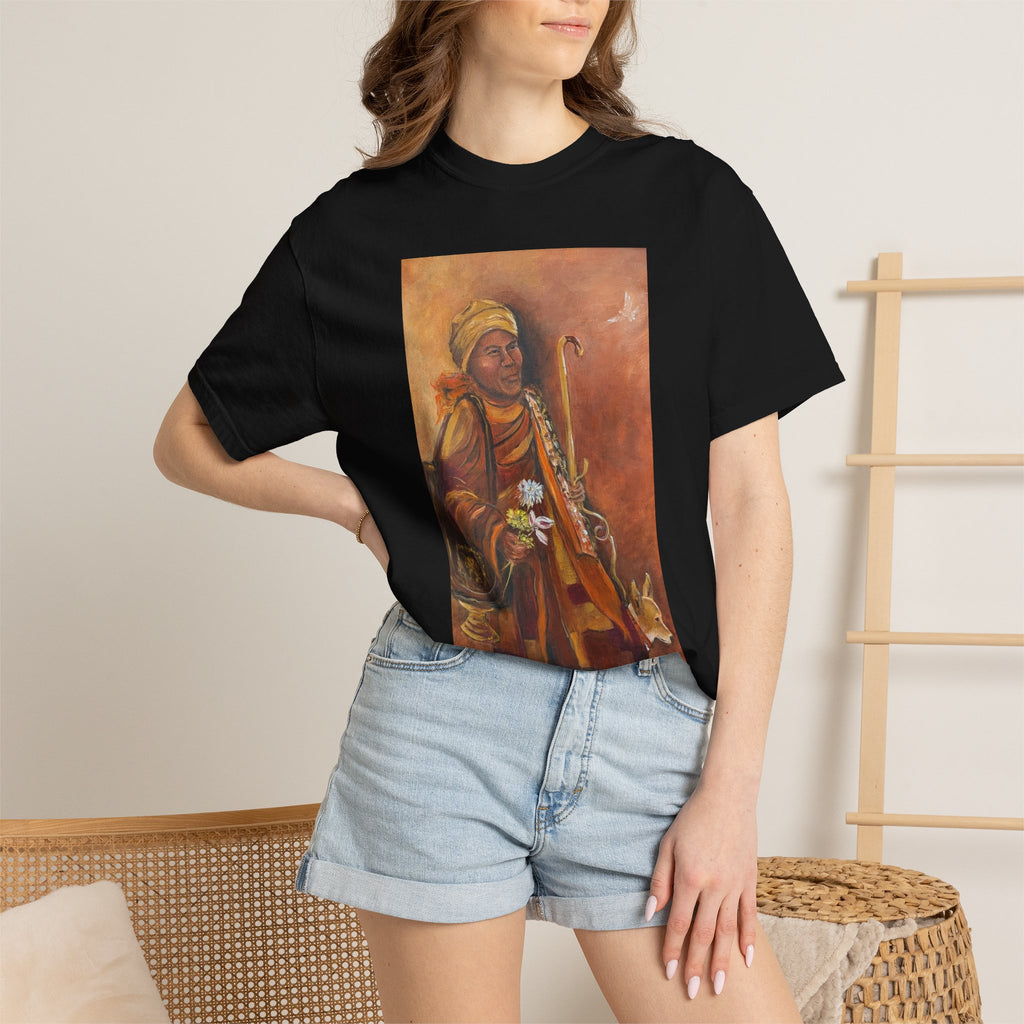 Walk for Peace T-Shirt — Monk Art Graphic Tee