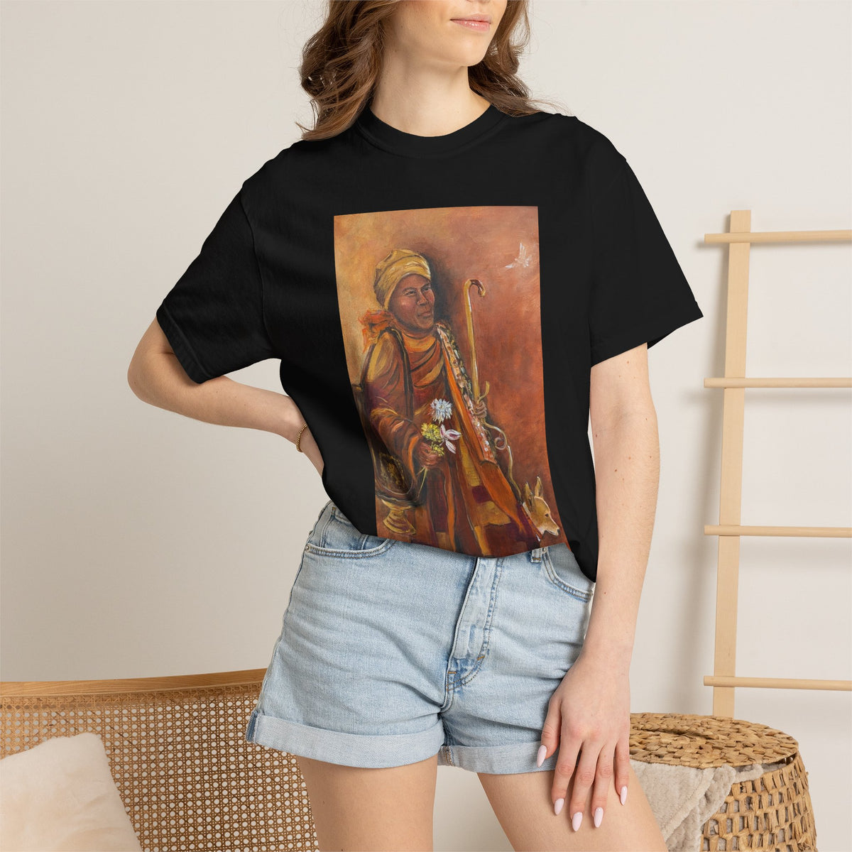 Walk for Peace T-Shirt — Monk Art Graphic Tee