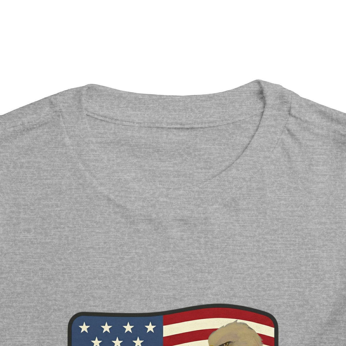 Patriotic Toddler Tee —2T - 5T Patriotic Bald Eagle "USA 2026" Graphic