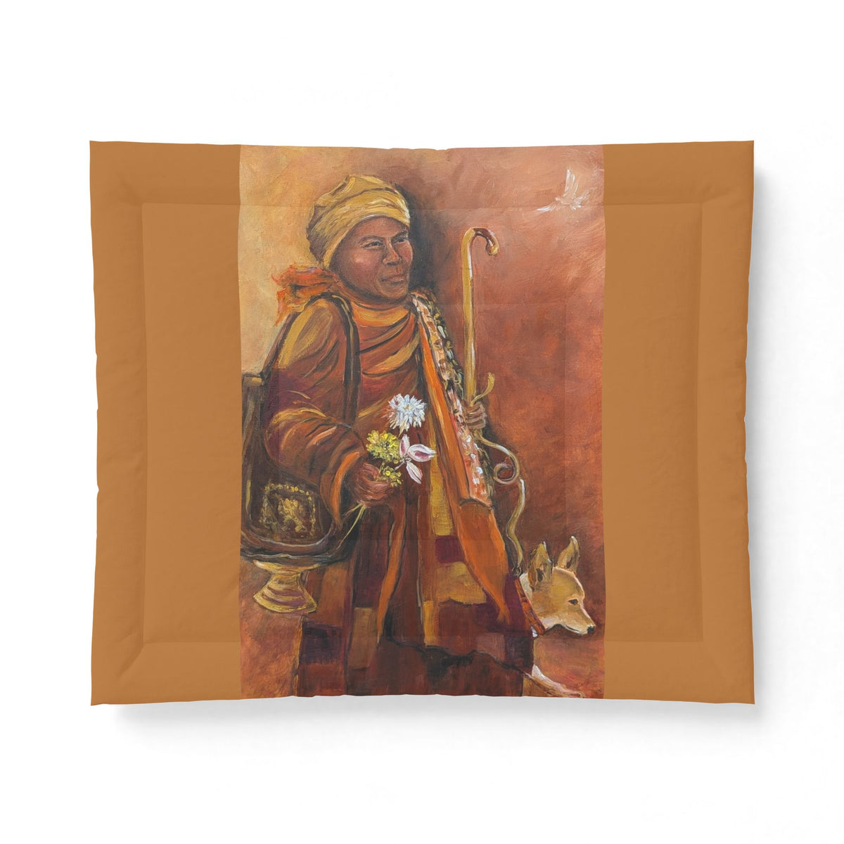 Monk "Peace"  Cotton Comforter — Warm  Bedding