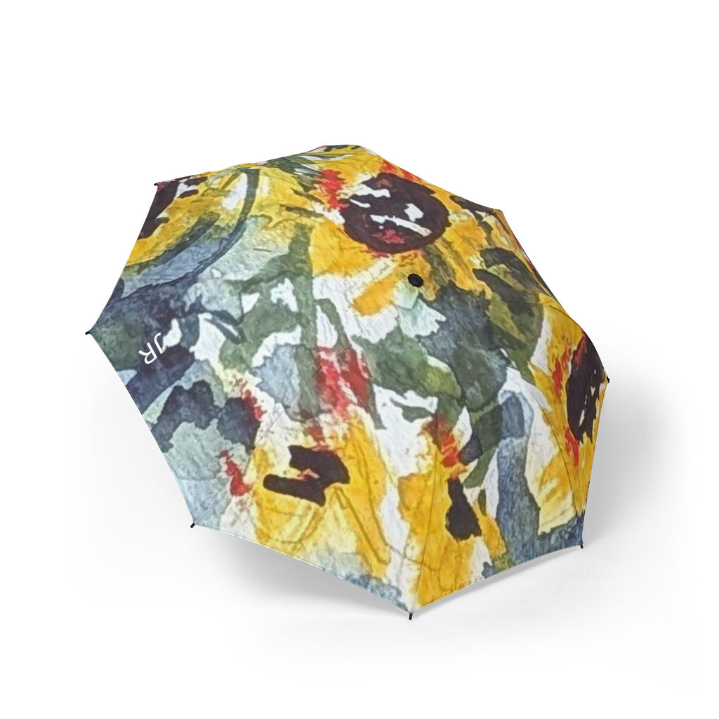 Daisy floral Umbrella Semi-Automatic Foldable