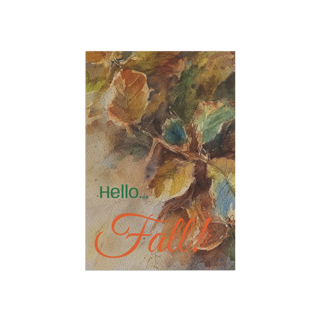 Fall Leaves Garden Banner 2 sizes