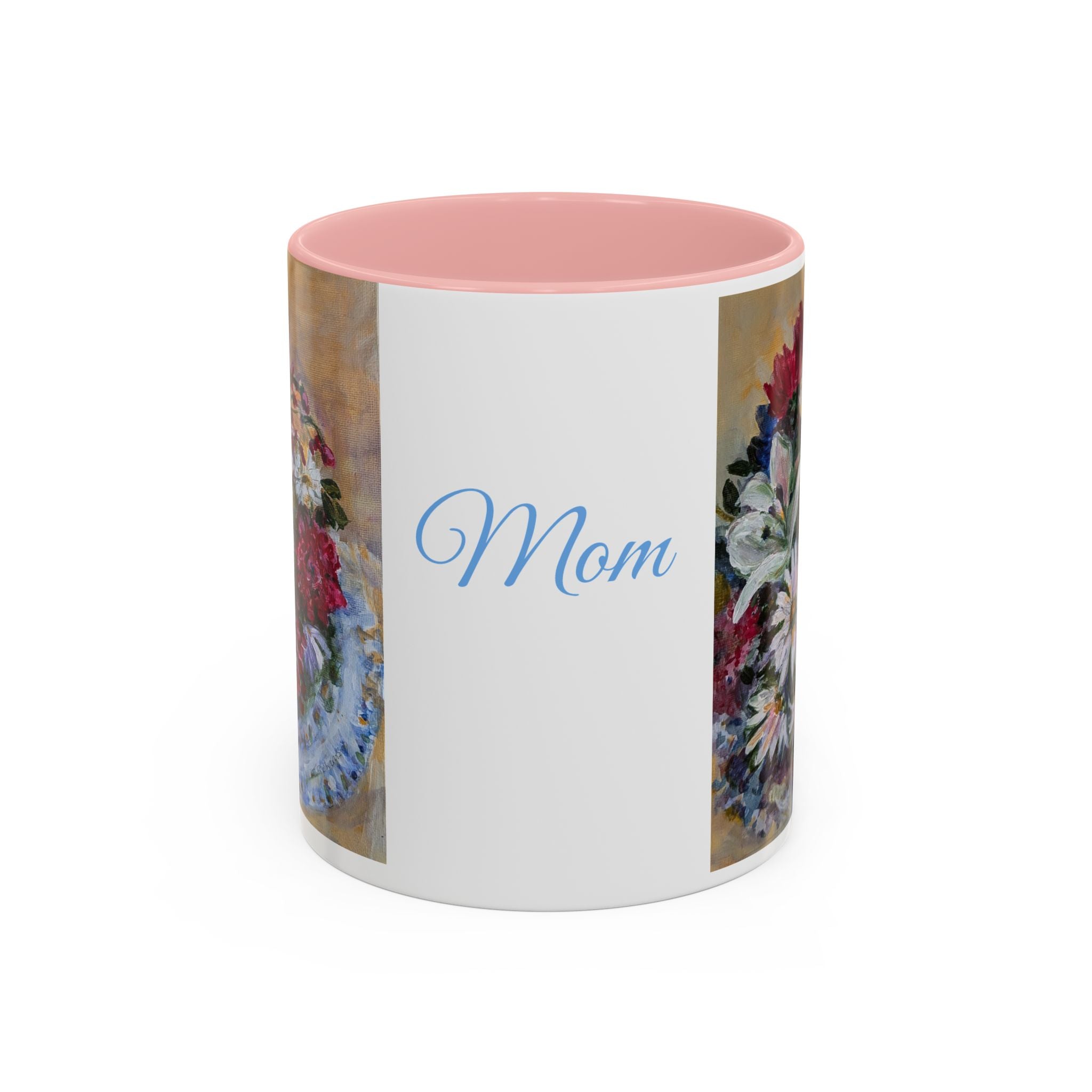 MOM Floral Bouquet Accent Coffee Mug — Chose  Interior 11/15oz
