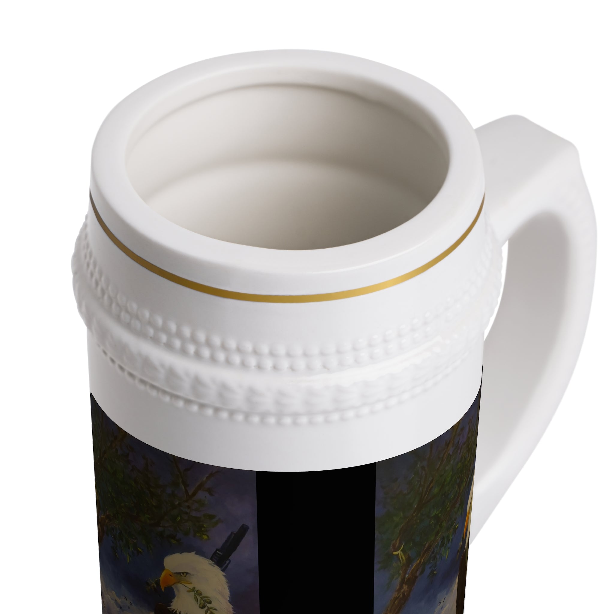 Bald Eagle Nesting Scene Beer Stein
