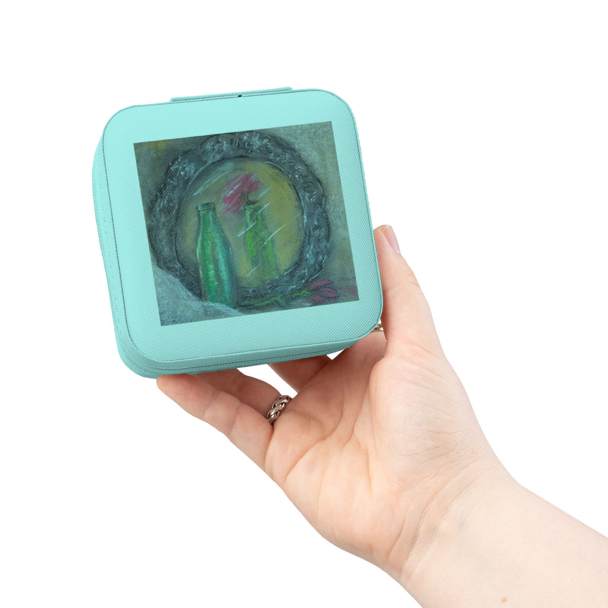 Reflections Compact Jewelry Travel Case  Portable Ring & Earring Organizer