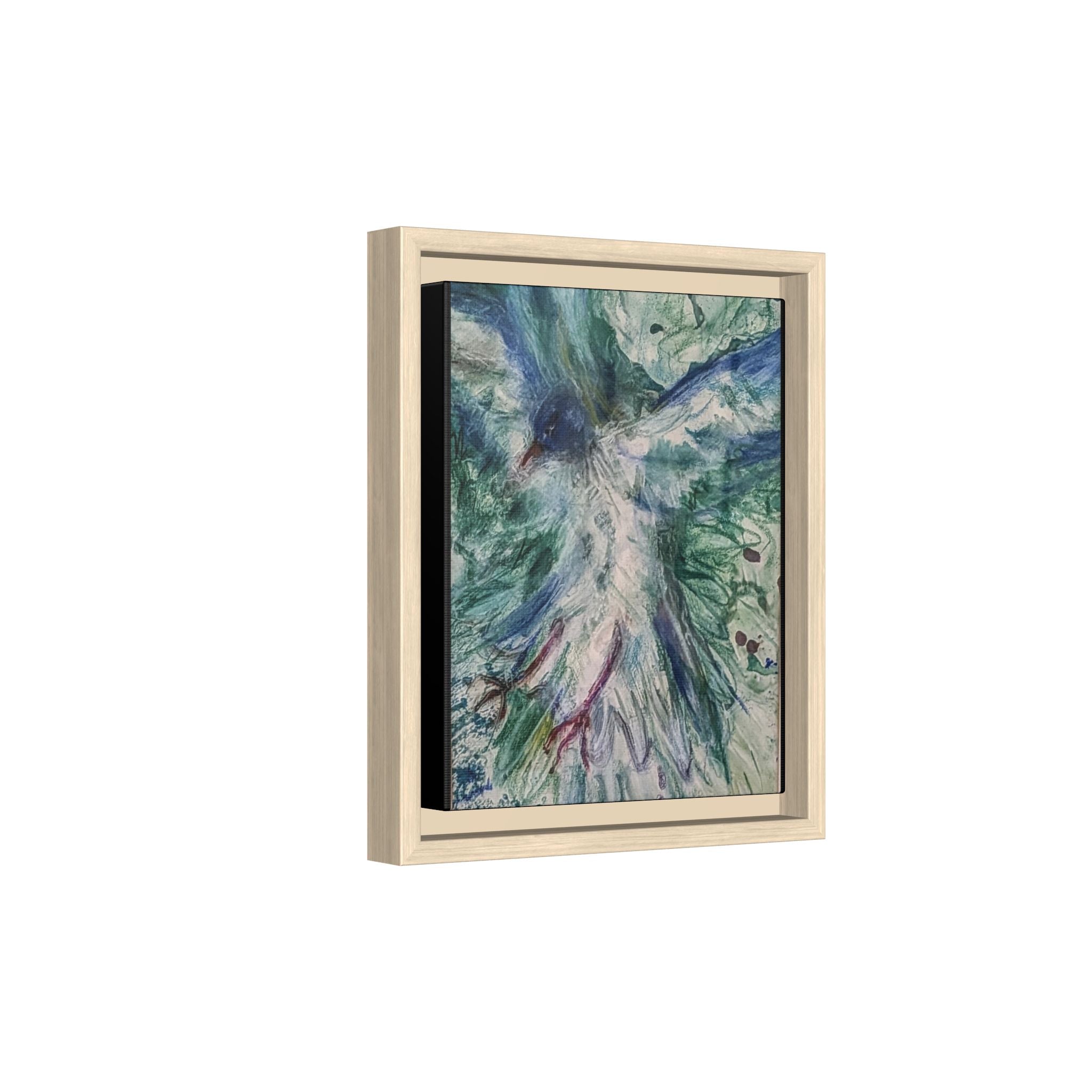Free Bird, Framed Matte Canvas,   Multi-color frames)