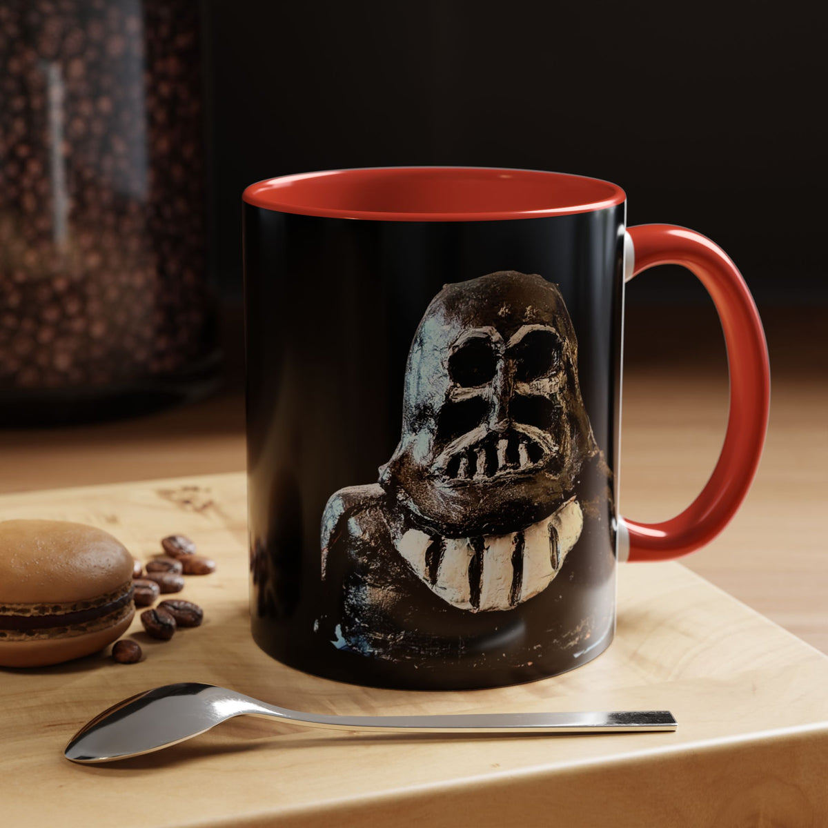Stargazer Accent Coffee Mug – Black Accent Ceramic Mug (11/15oz)