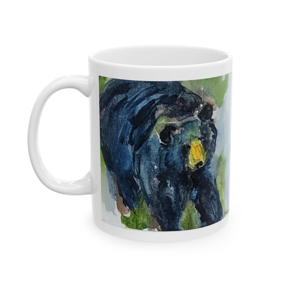 Black bear Ceramic Mug   11oz 15oz