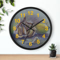 Garlic & Lemon Kitchen Wall Clock — Still Life Food Art Home Decor