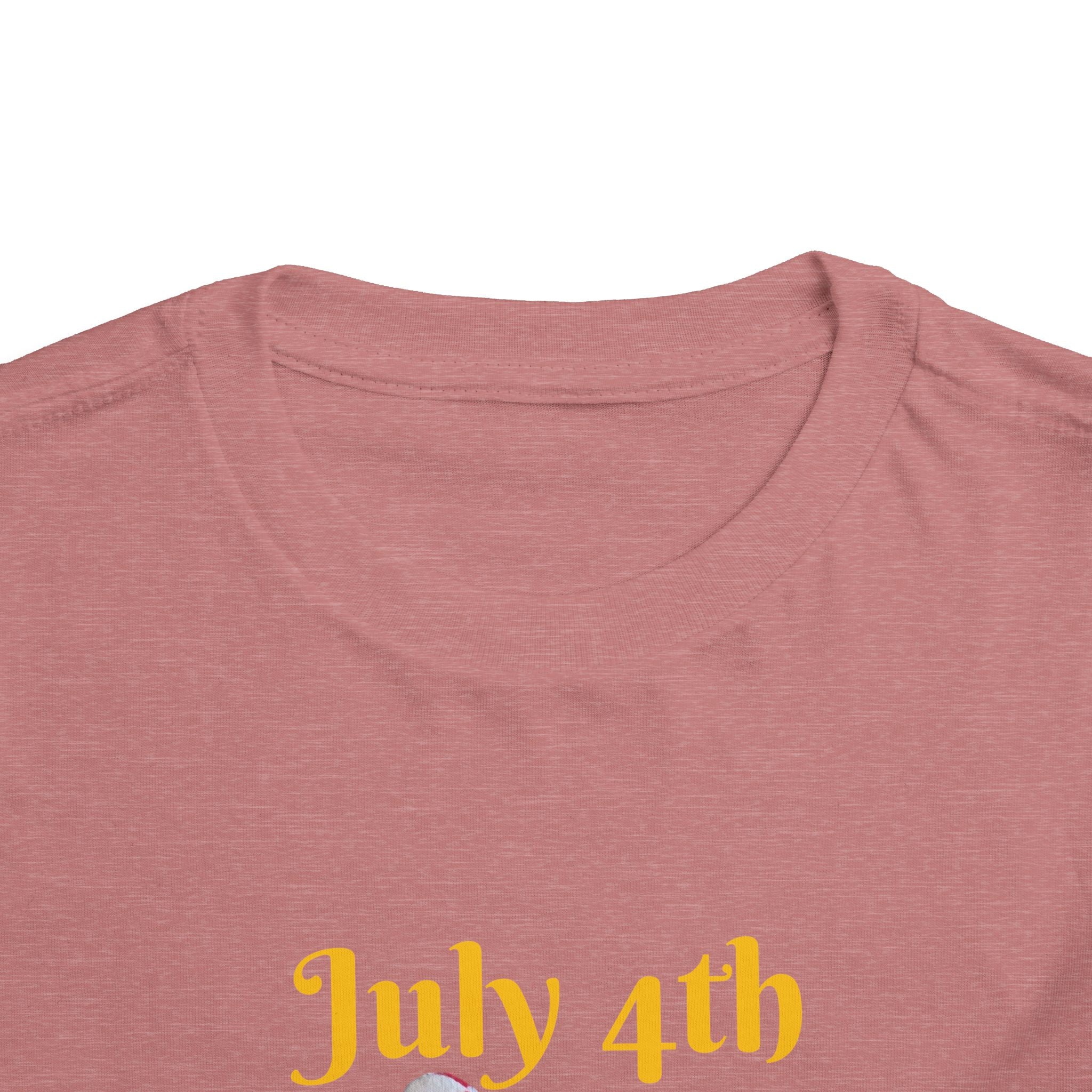 Beanie Bear July 4th Toddler Tee —2T - 5T Patriotic Bald Eagle "USA 2026" Graphic