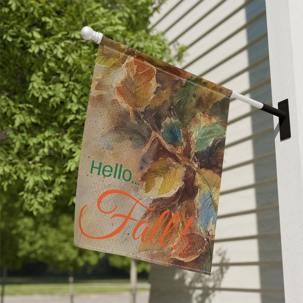 Fall Leaves Garden Banner 2 sizes
