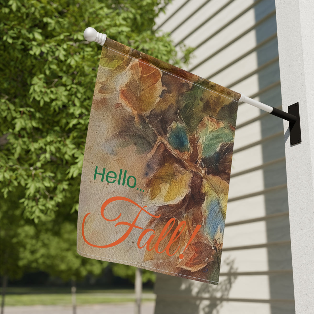 Fall Leaves Garden Banner 2 sizes