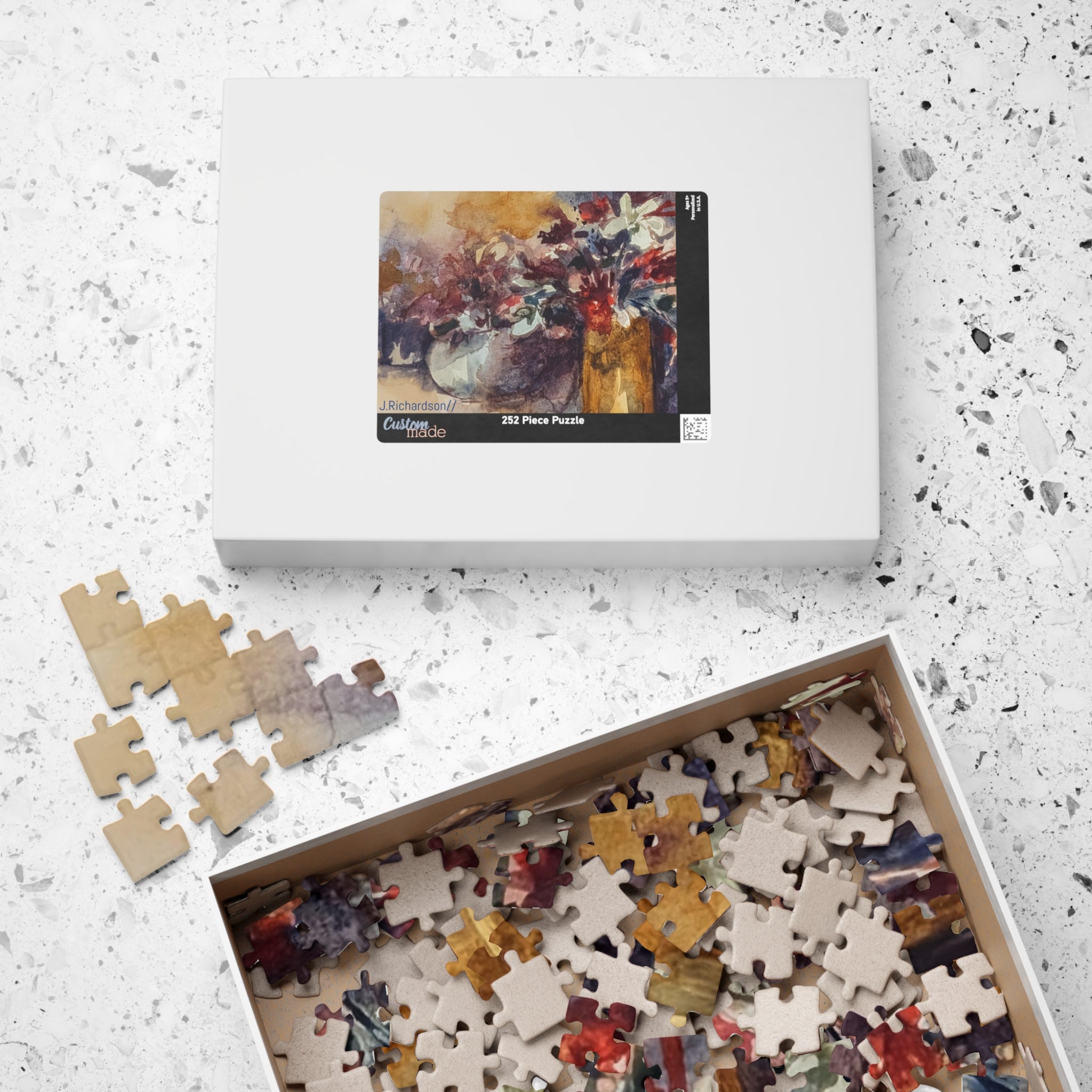 Floral Still Life Jigsaw Puzzle — 520/1014-Piece Floral Puzzle