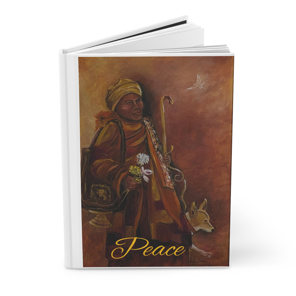 Monk Walk for Peace Hardcover Journal Matte