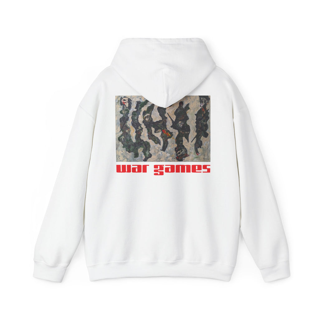 War Games Hoodie — Vintage Camouflage Graphic Pullover