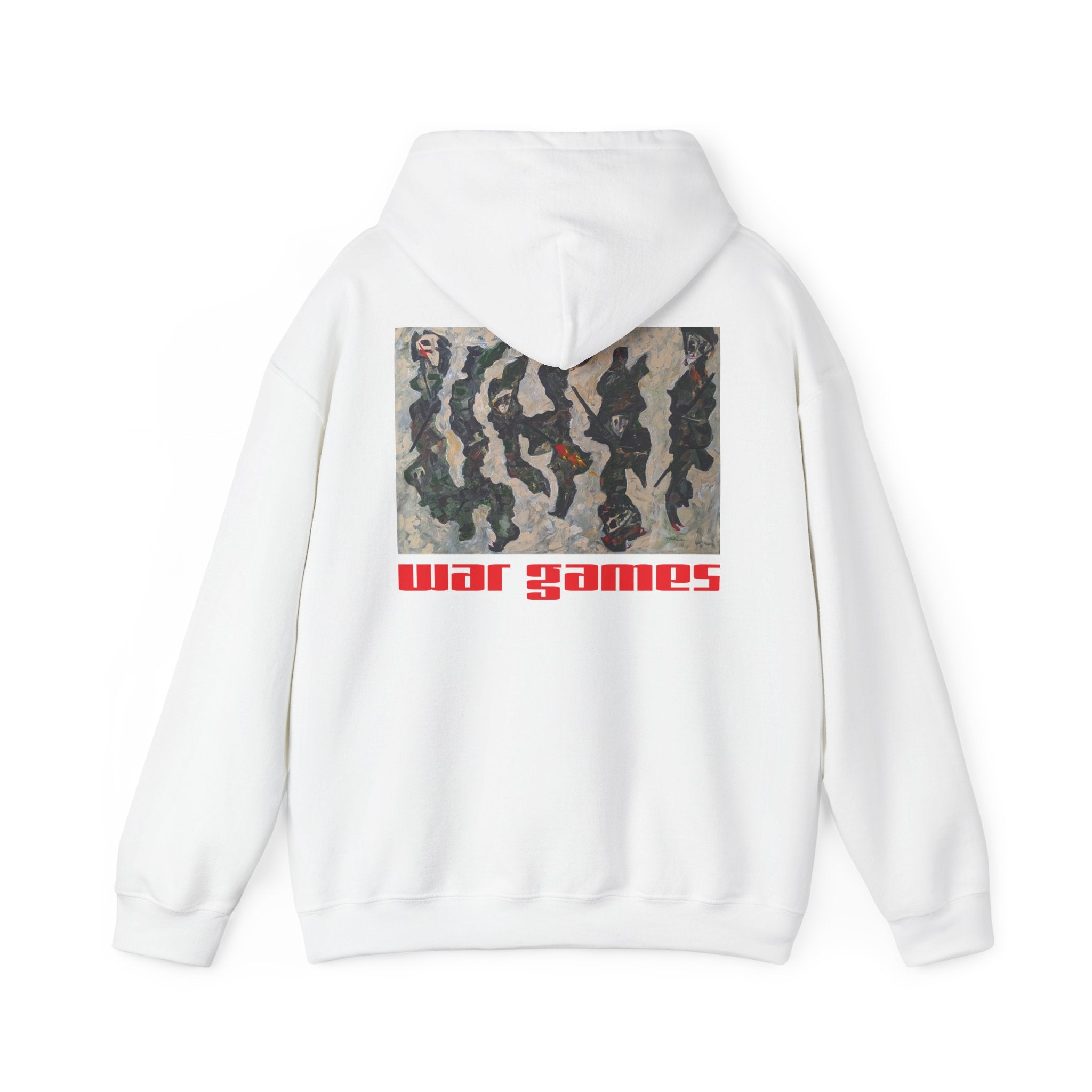 War Games Hoodie — Vintage Camouflage Graphic Pullover