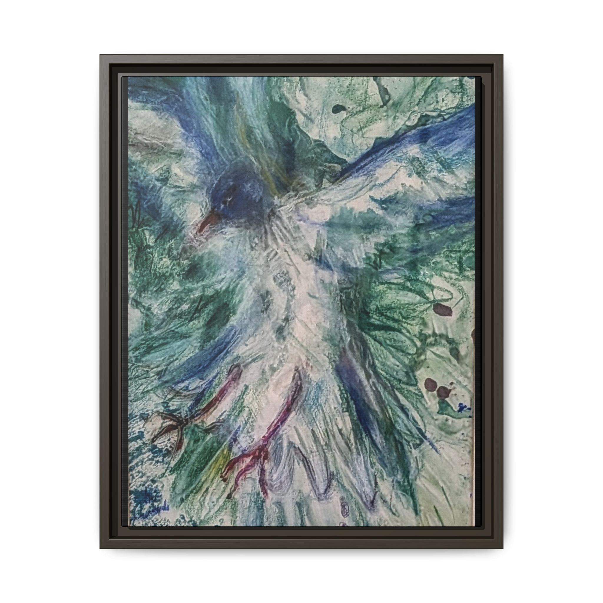 Free Bird, Framed Matte Canvas,   Multi-color frames)