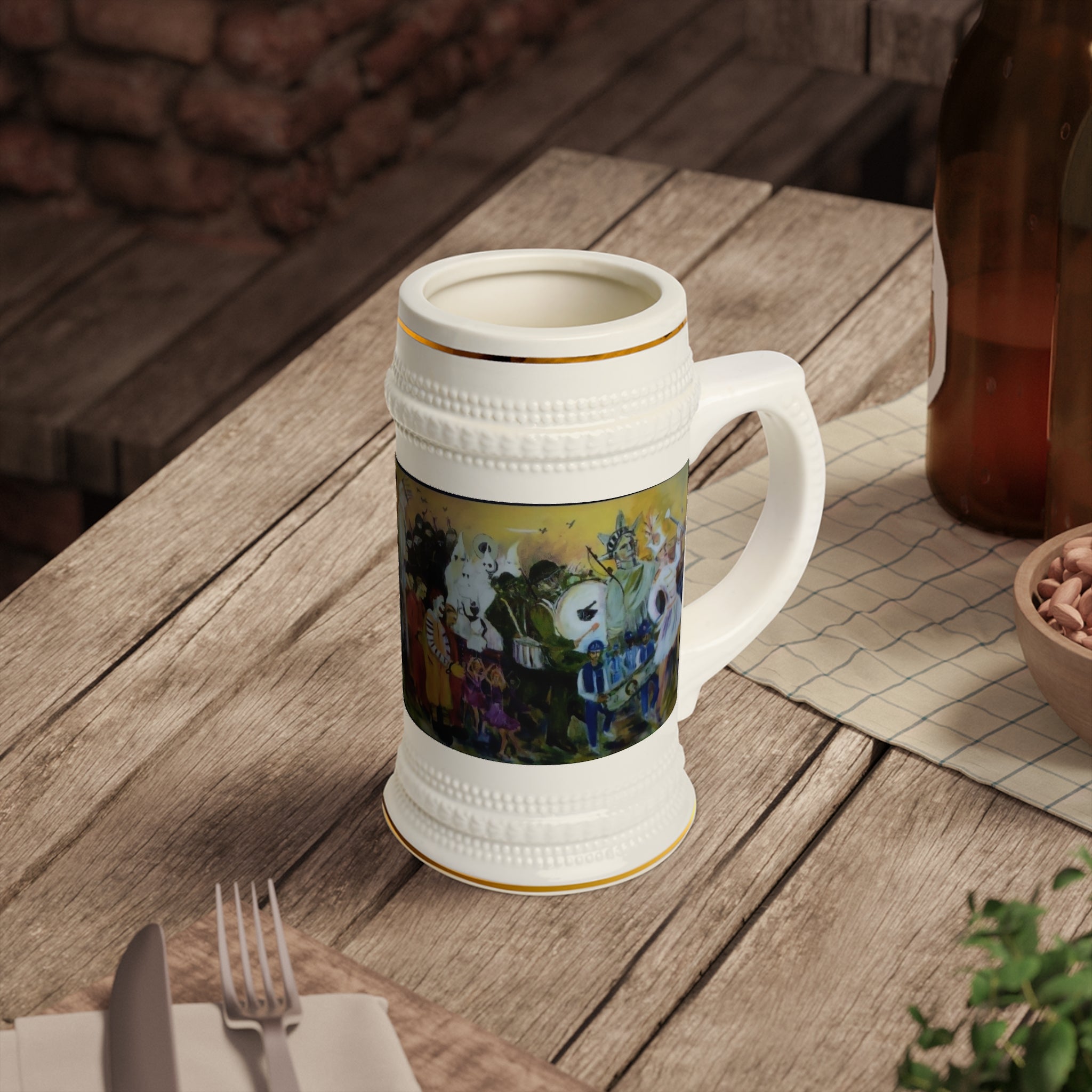 American Parade Beer Stein