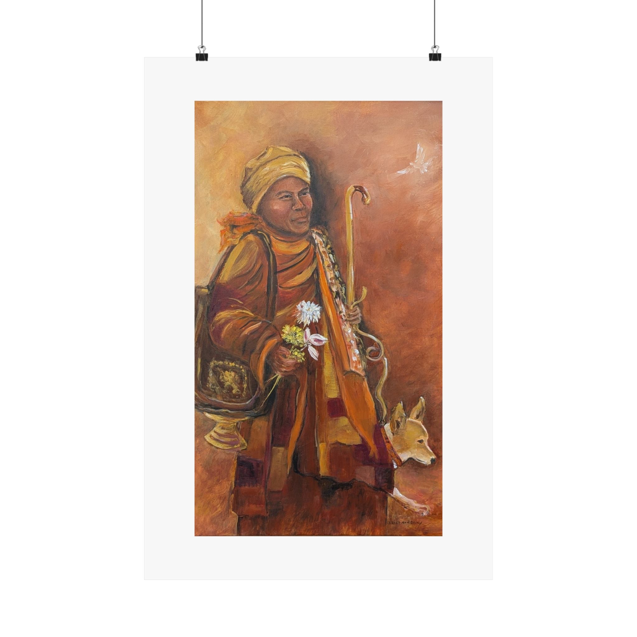 Monks Walk "The Dove", JR original, poster