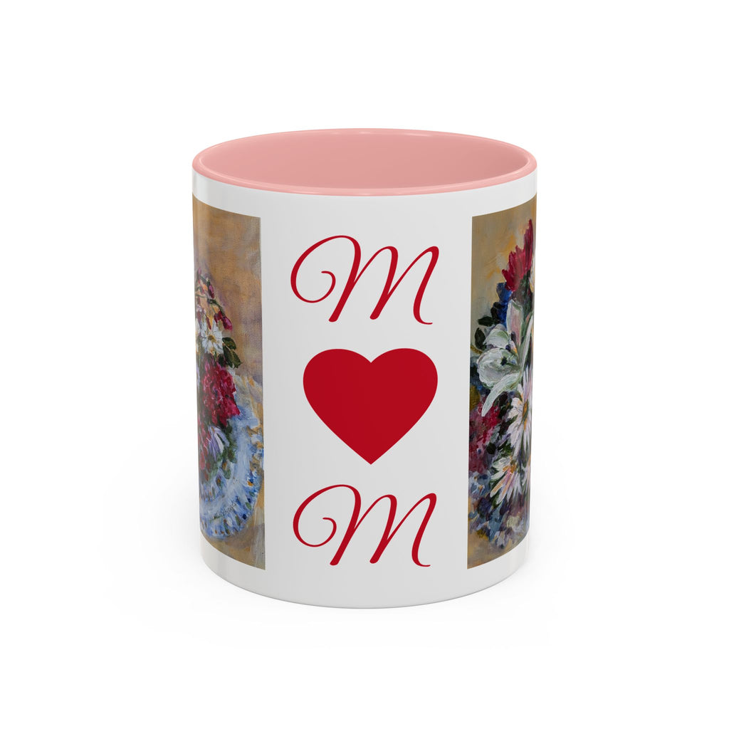 MOM Floral Bouquet Accent Coffee Mug — Chose  Interior 11/15oz