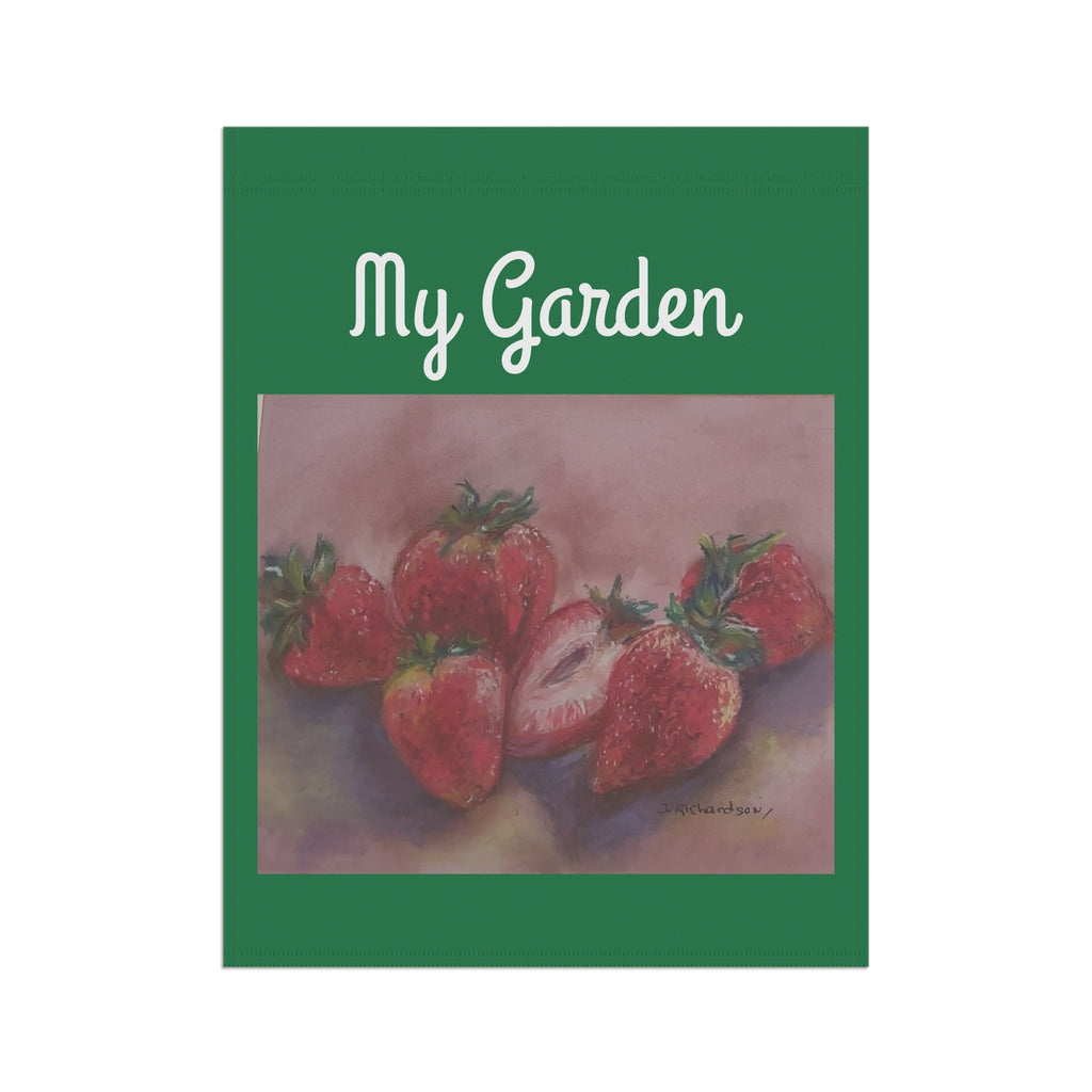 My Strawberry Garden Flag –  Banner