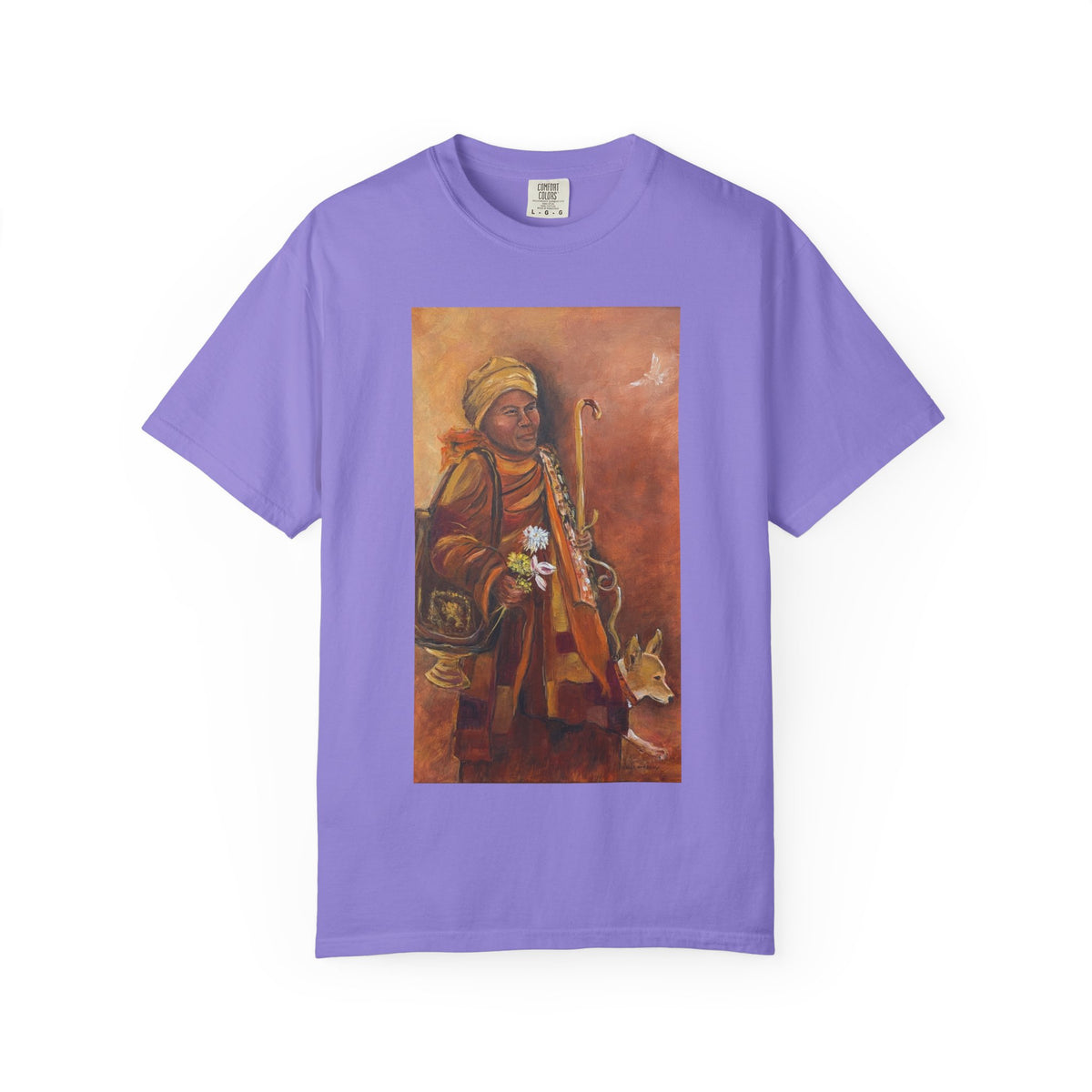 Walk for Peace T-Shirt — Monk Art Graphic Tee
