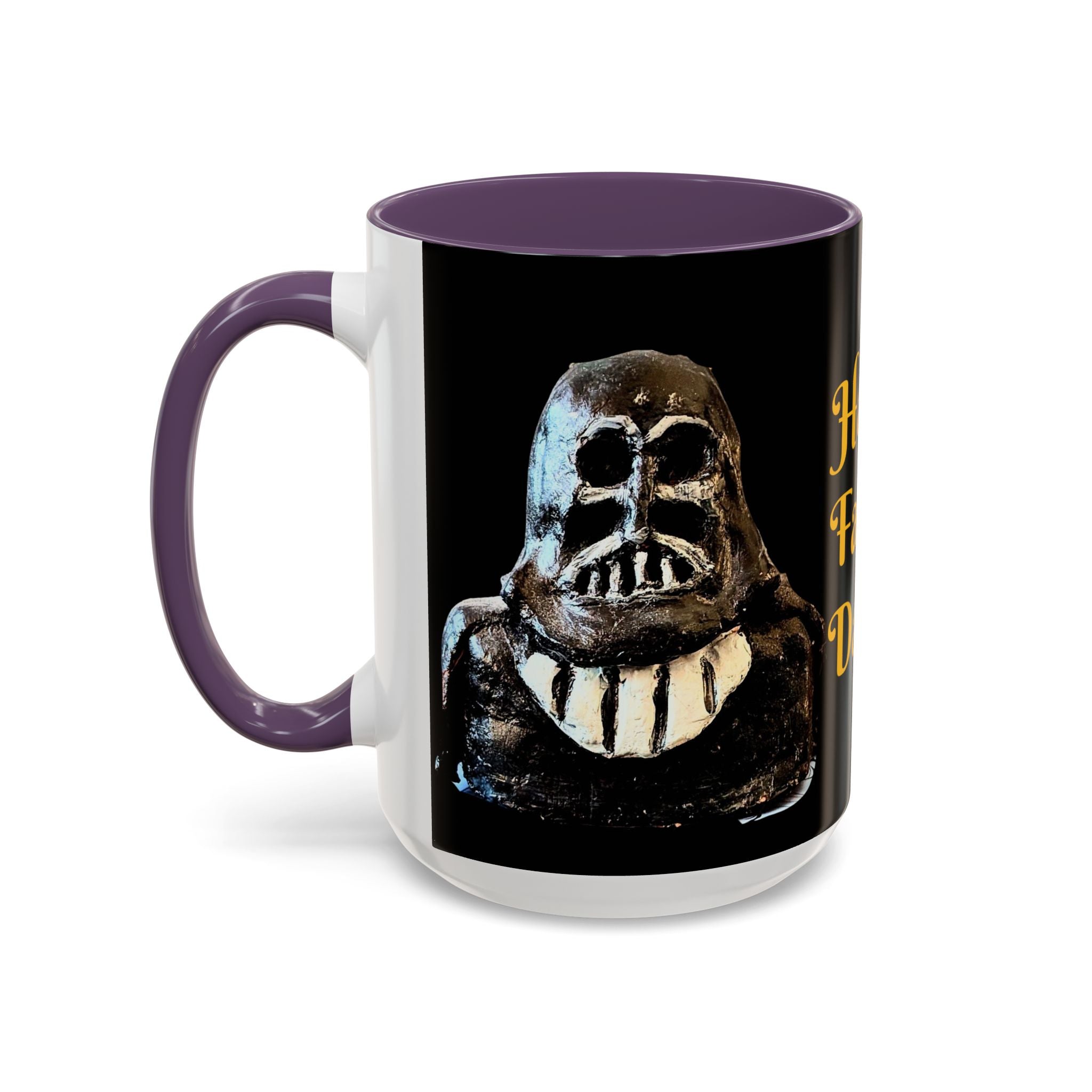 Father’s Day Coffee Mug – "Happy Father's Day" Black Accent Ceramic Mug (11/15oz)