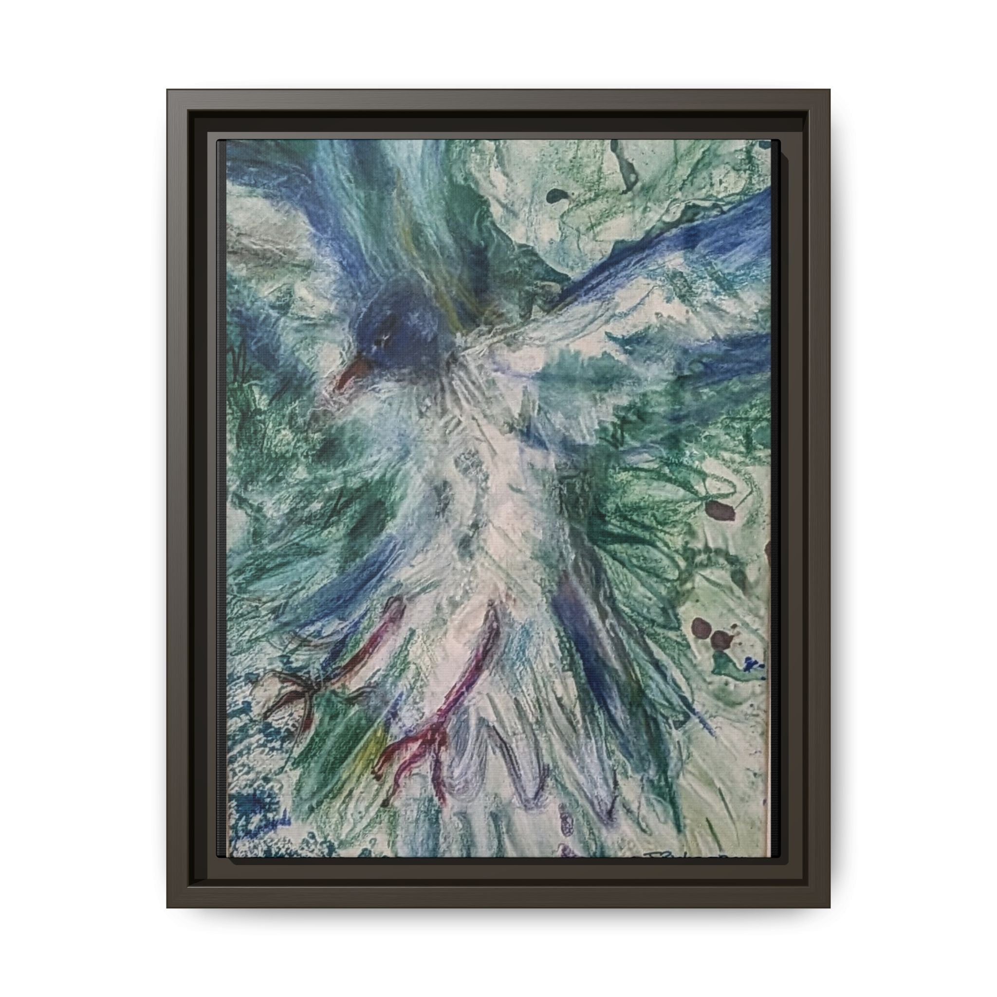 Free Bird, Framed Matte Canvas,   Multi-color frames)