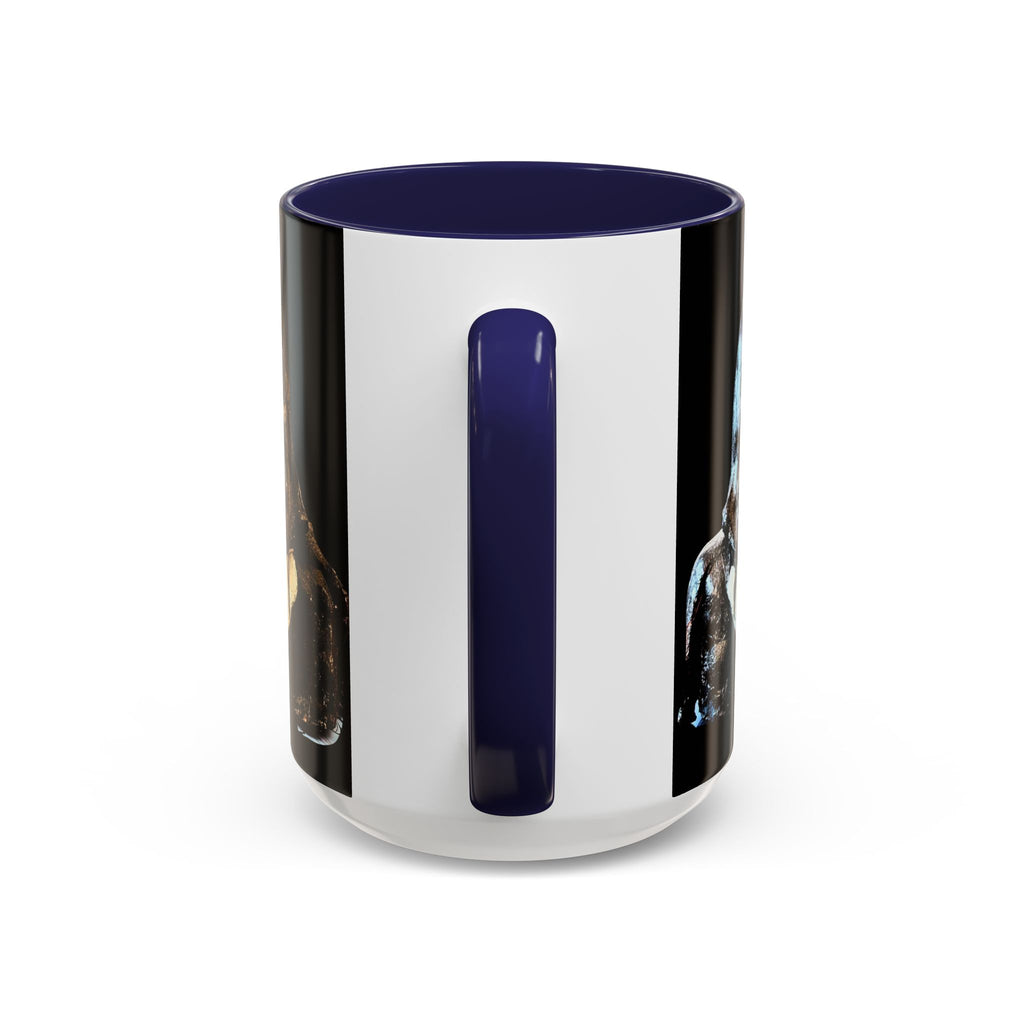 Stargazer Accent Coffee Mug – Black Accent Ceramic Mug (11/15oz)