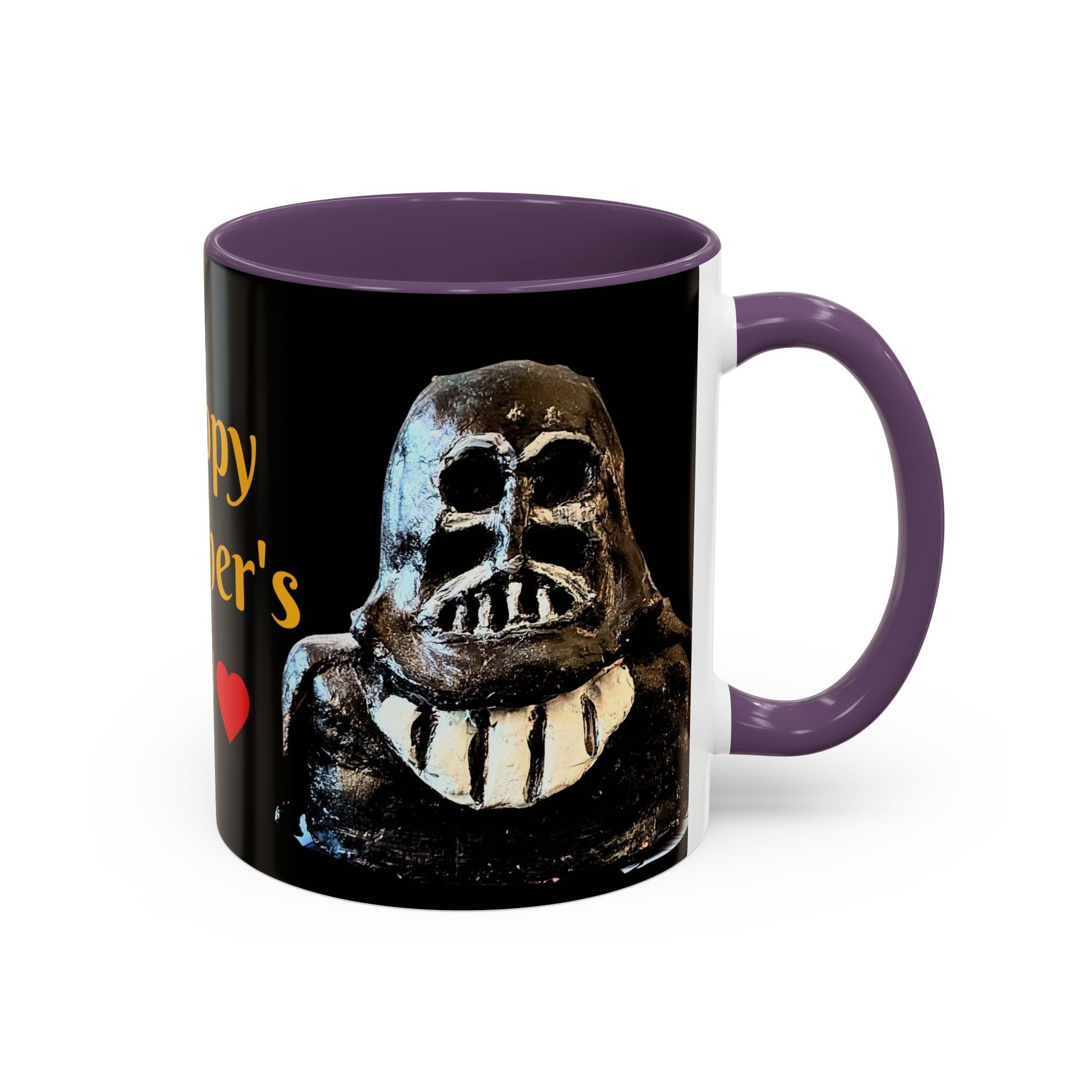 Father’s Day Coffee Mug – "Happy Father's Day" Black Accent Ceramic Mug (11/15oz)