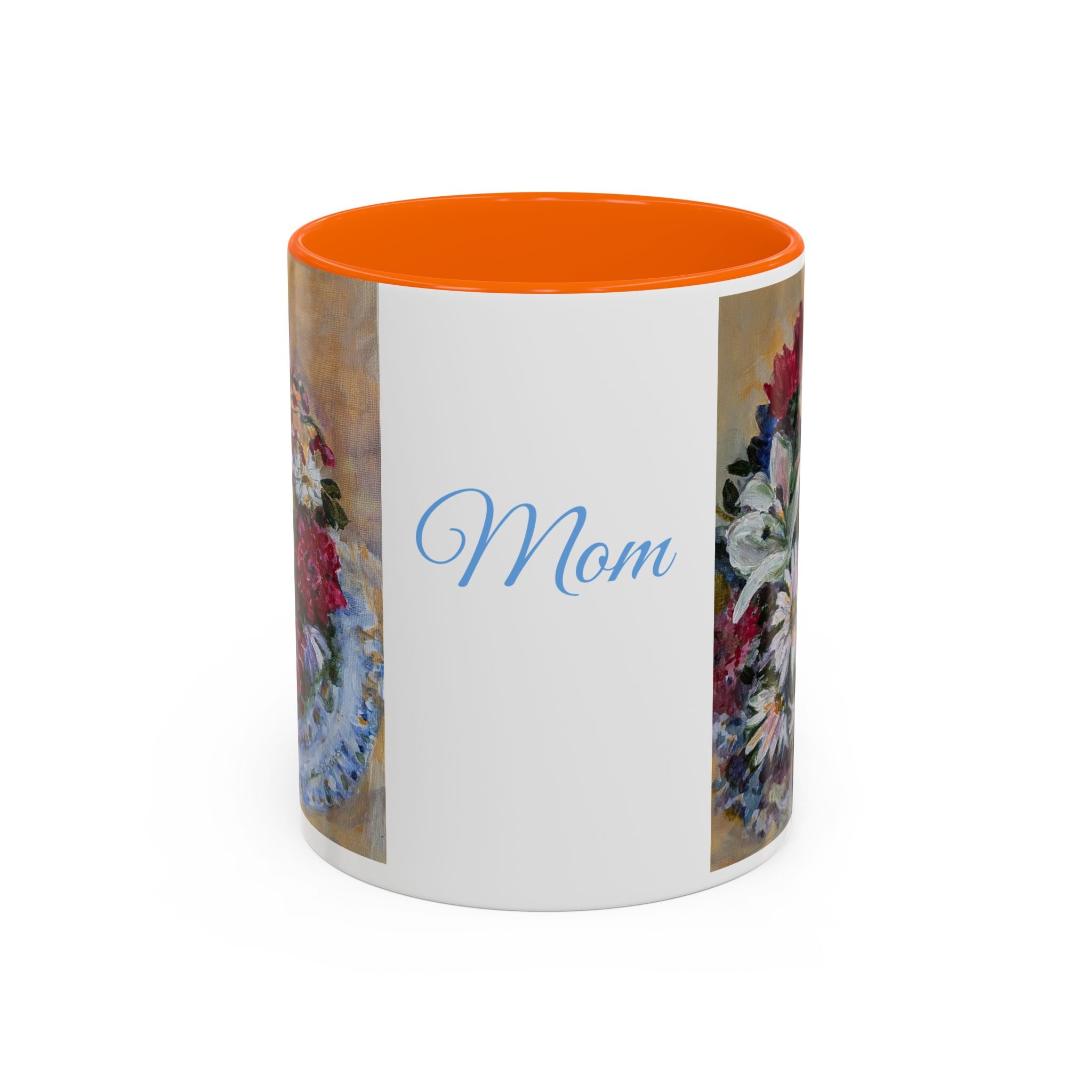 MOM Floral Bouquet Accent Coffee Mug — Chose  Interior 11/15oz