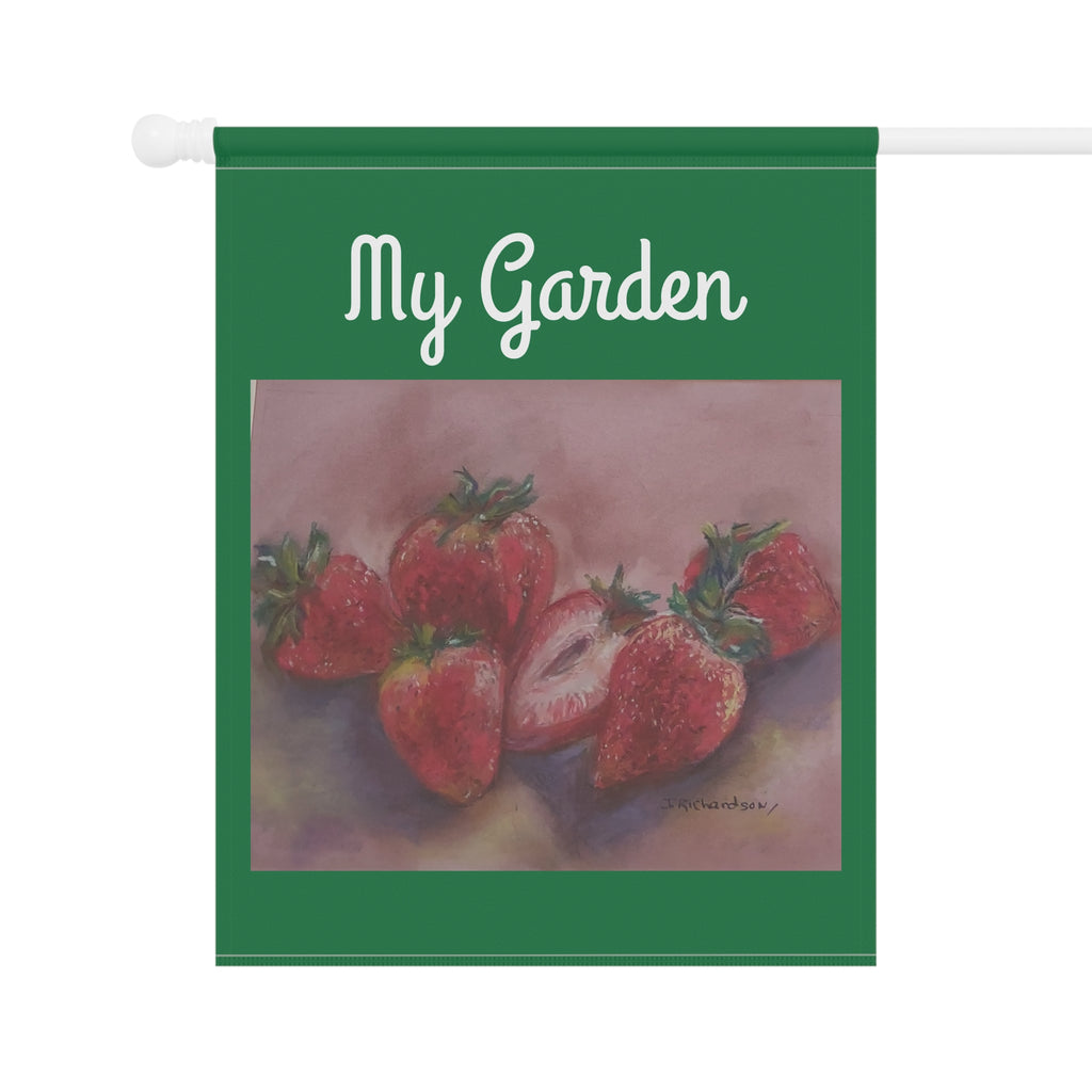 My Strawberry Garden Flag –  Banner