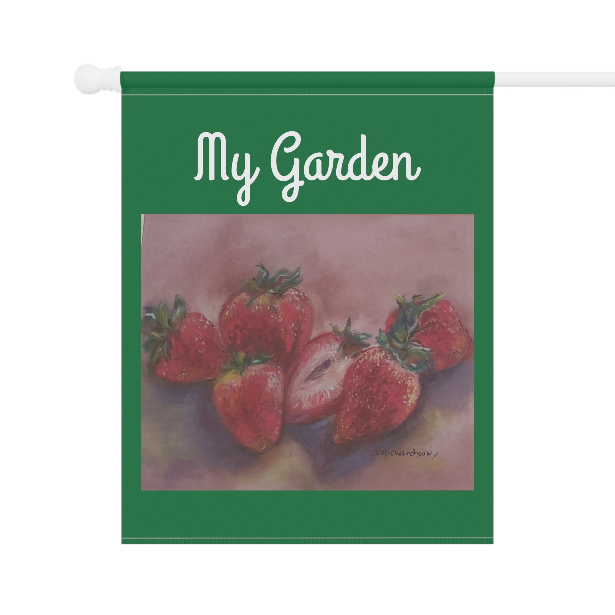 My Strawberry Garden Flag –  Banner