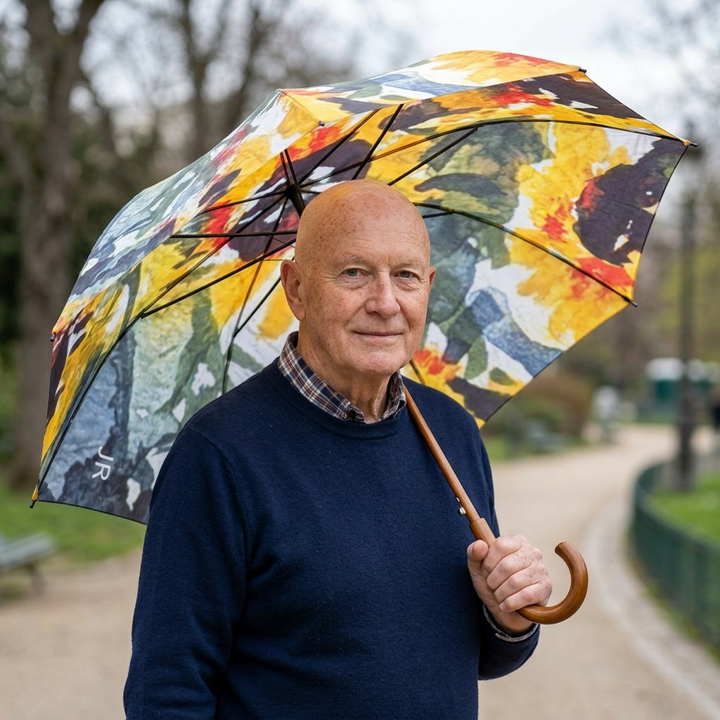 Semi-Automatic Foldable Umbrella