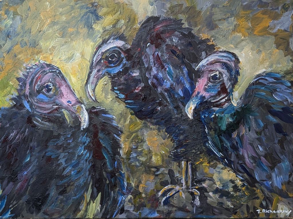 Trio of Vultures Beer Stein