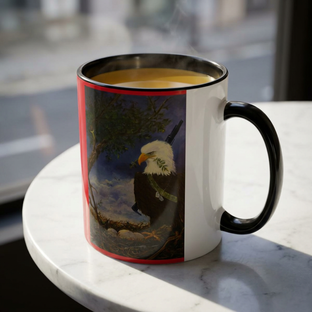 American Hero Patriotism Accent Coffee Mug (11, 15oz)