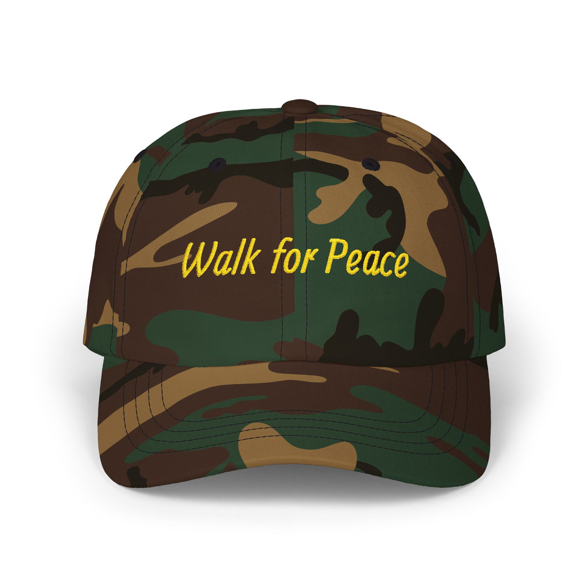 Peace Embroidered cap