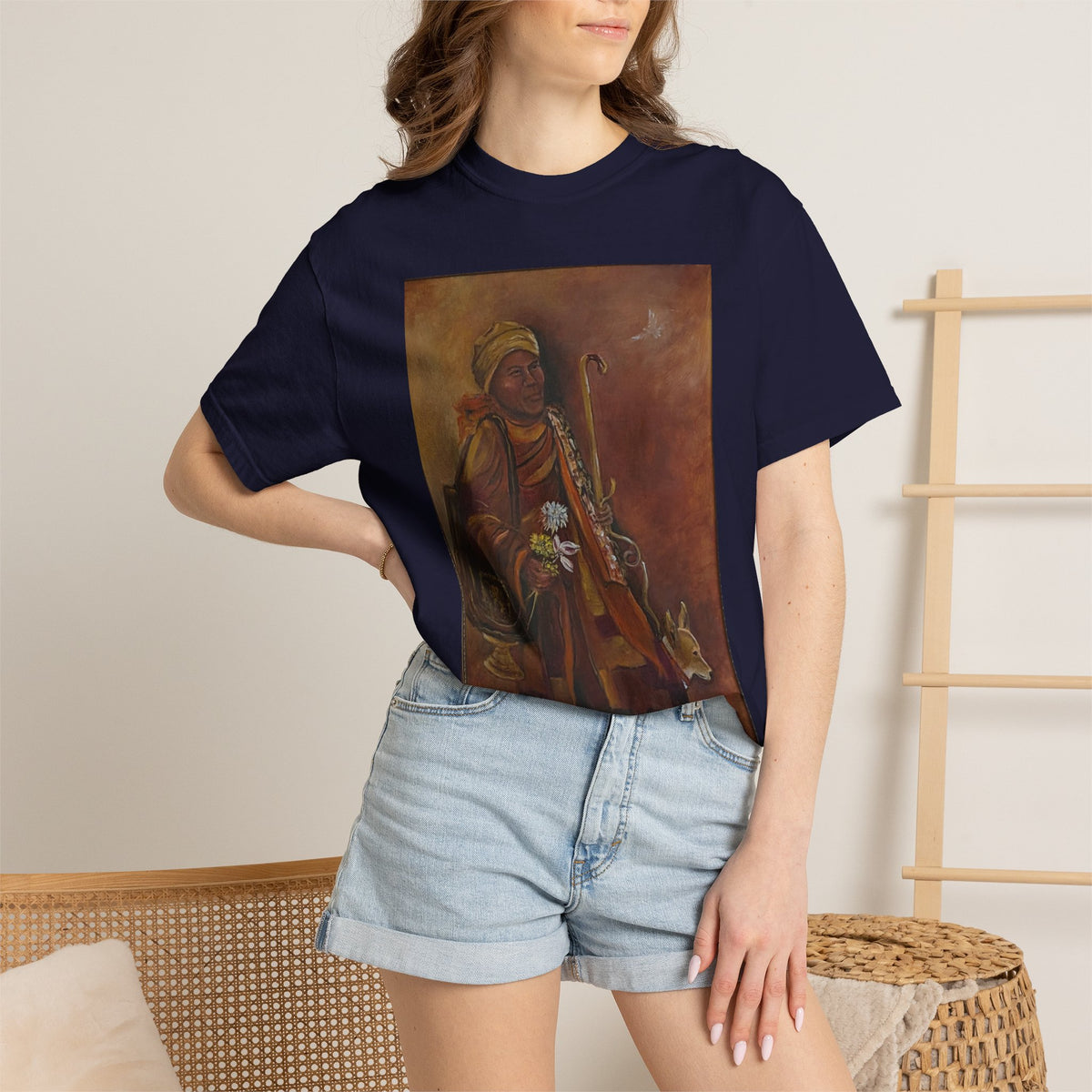 Walk for Peace T-Shirt — Monk Art Graphic Tee
