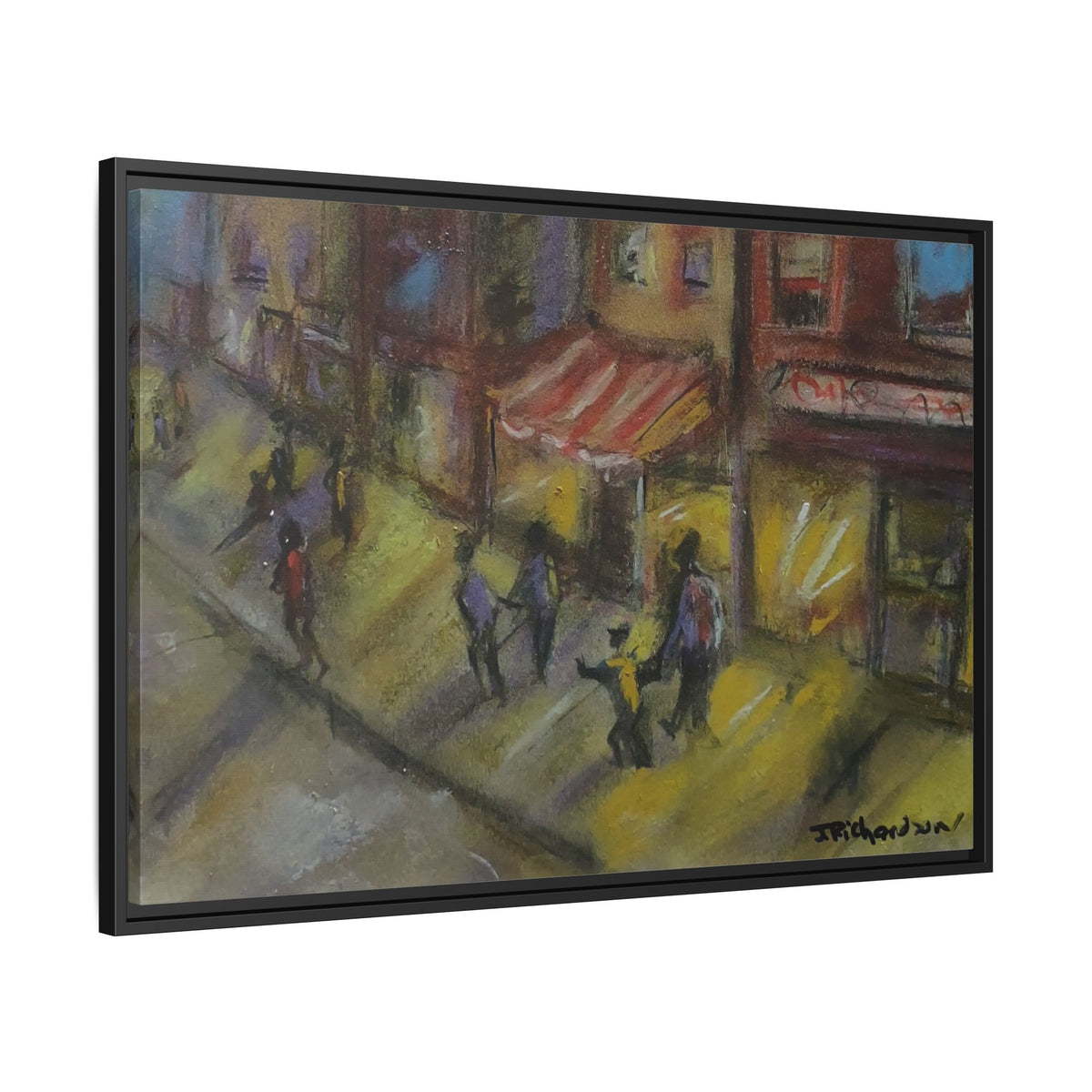 Copy of Framed Canvas Print - Colorful Bell Peppers Still Life