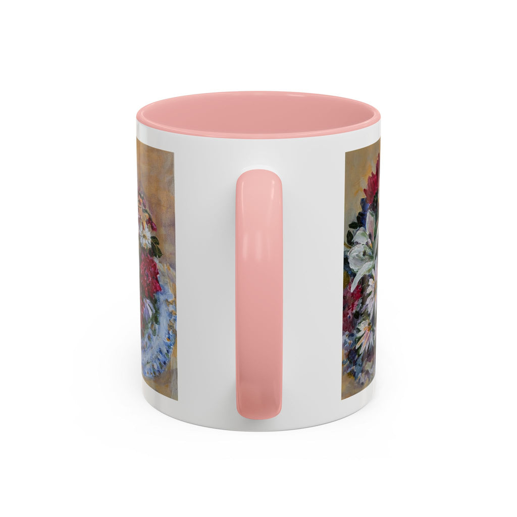 MOM Floral Bouquet Accent Coffee Mug — Chose  Interior 11/15oz