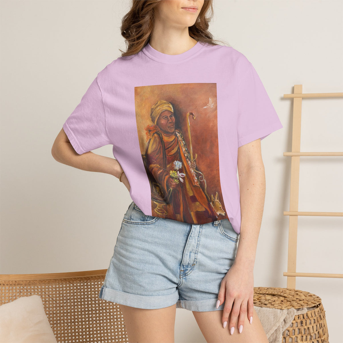 Walk for Peace T-Shirt — Monk Art Graphic Tee
