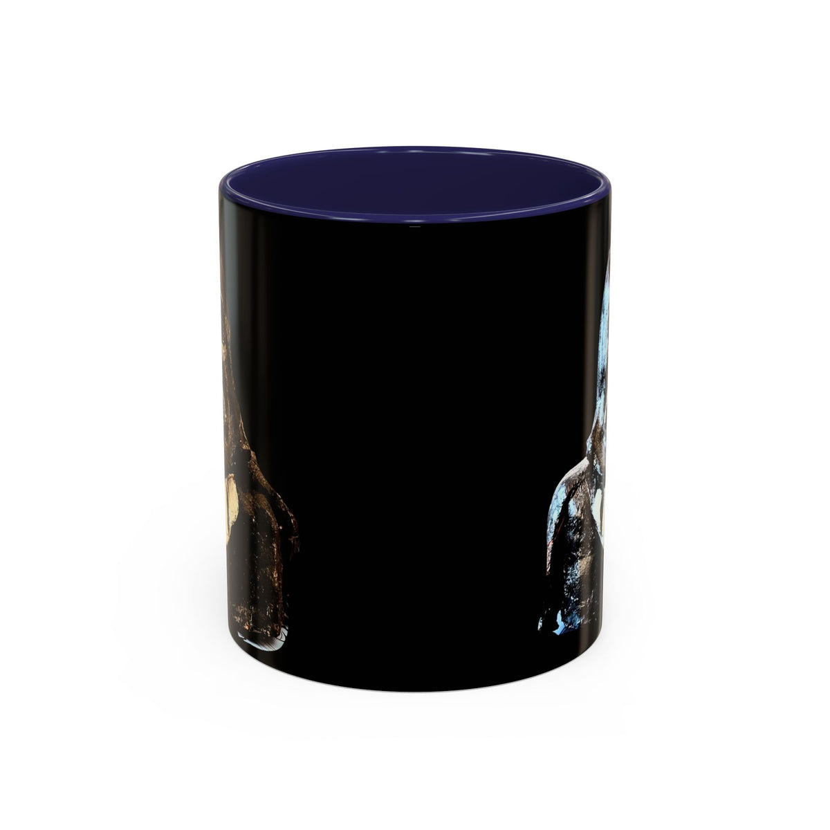 Stargazer Accent Coffee Mug – Black Accent Ceramic Mug (11/15oz)
