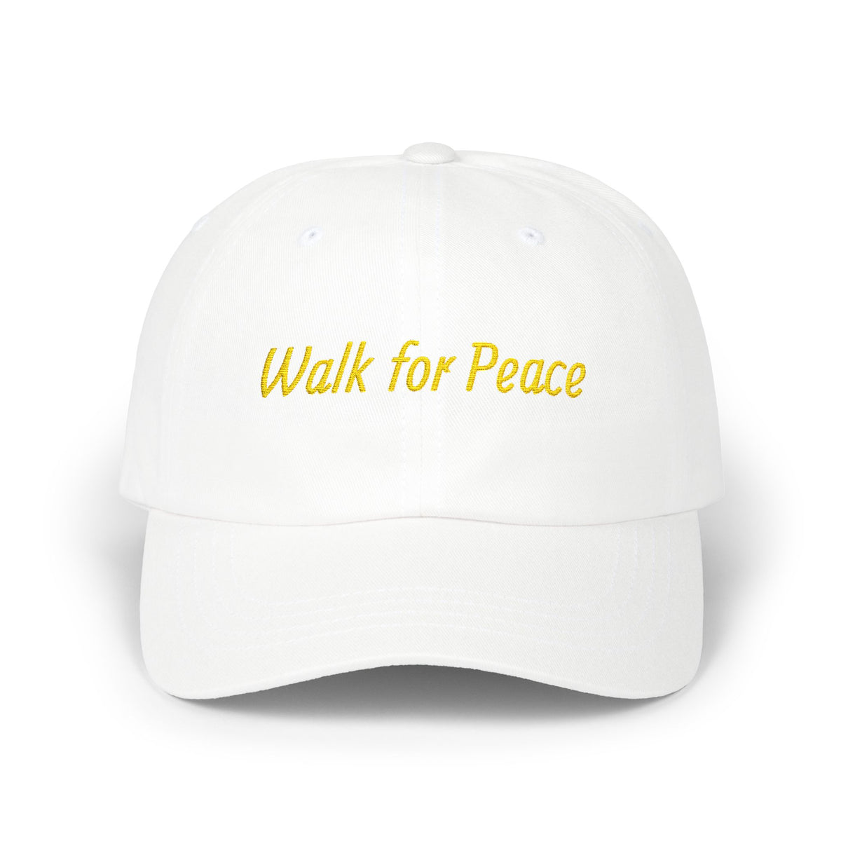 Peace Embroidered cap