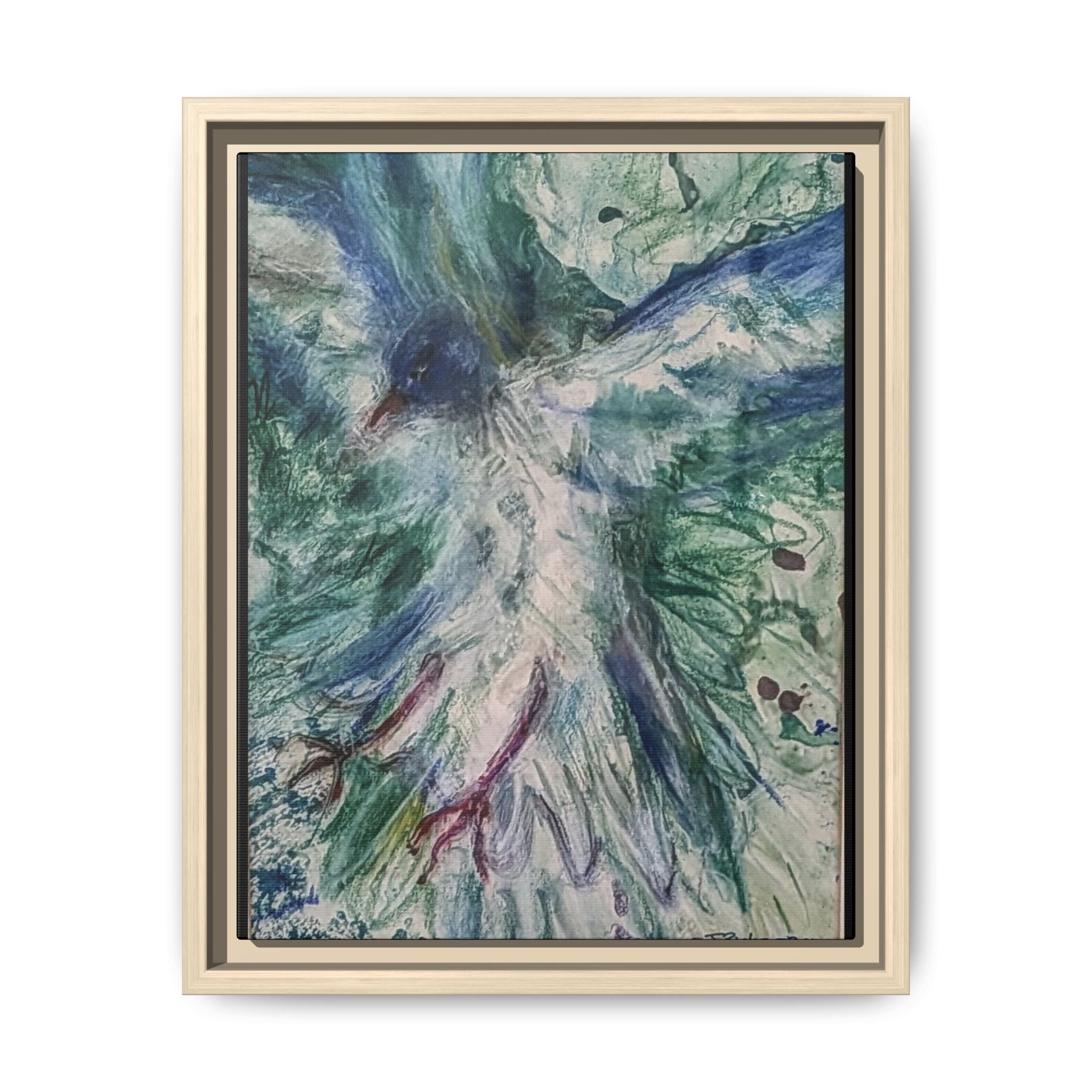 Free Bird, Framed Matte Canvas,   Multi-color frames)