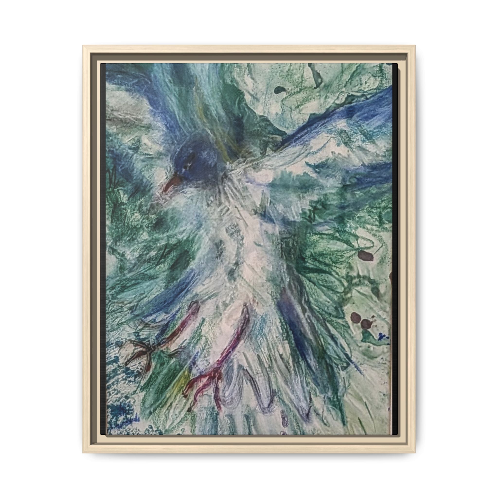 Free Bird, Framed Matte Canvas,   Multi-color frames)