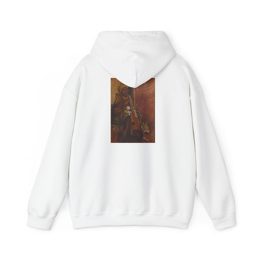 Hooded Sweatshirt design on back Walk for Peace on front